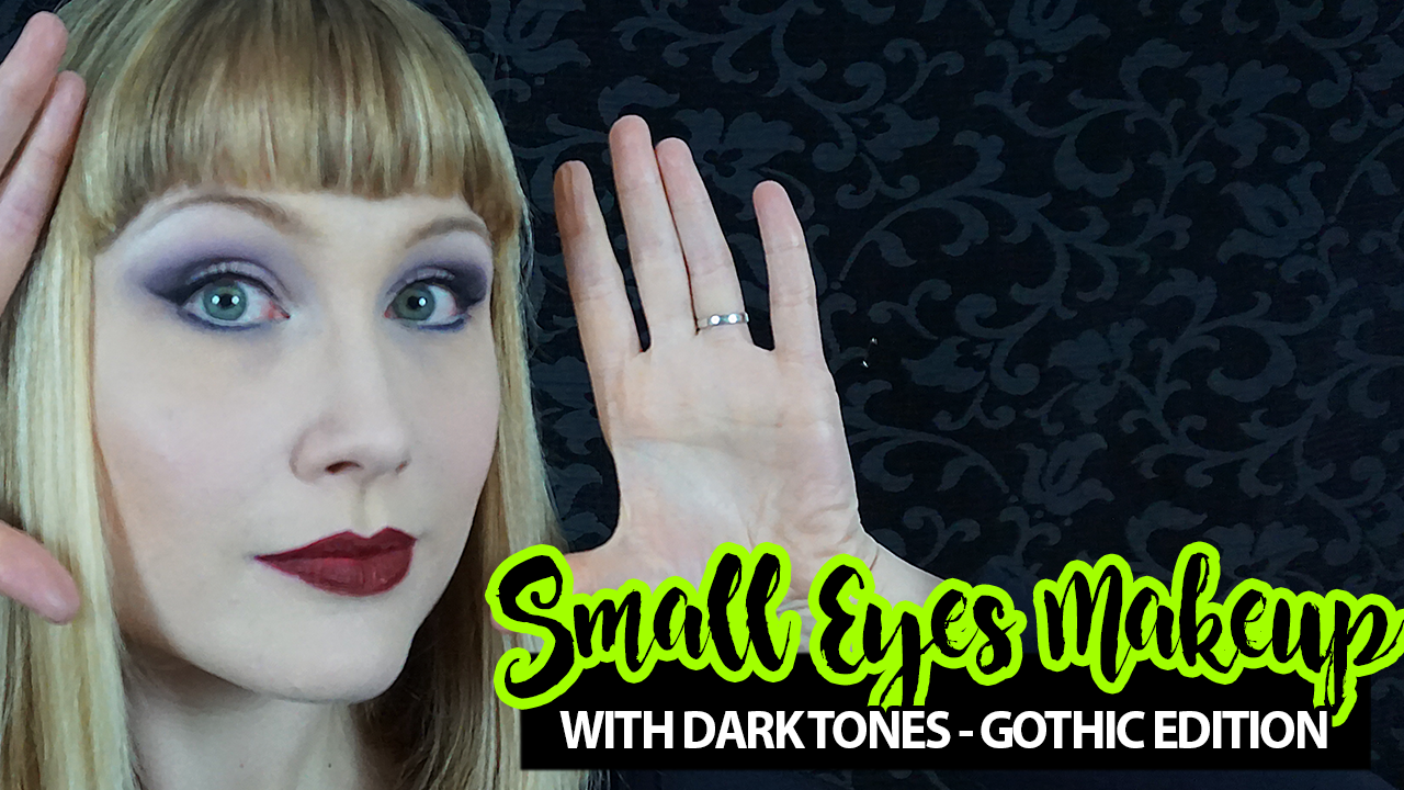 VIDEO: Trucco per occhi piccoli, gothic edition.
