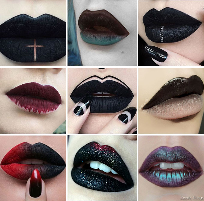 Kiss the darkness: labbra gothic