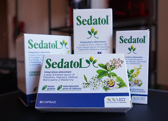 Sedatol integratore naturale per un corretto riposo.