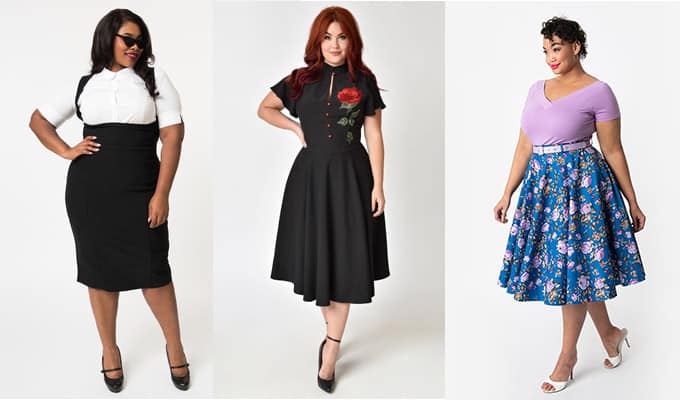 Vestiti da pin up per donne curvy